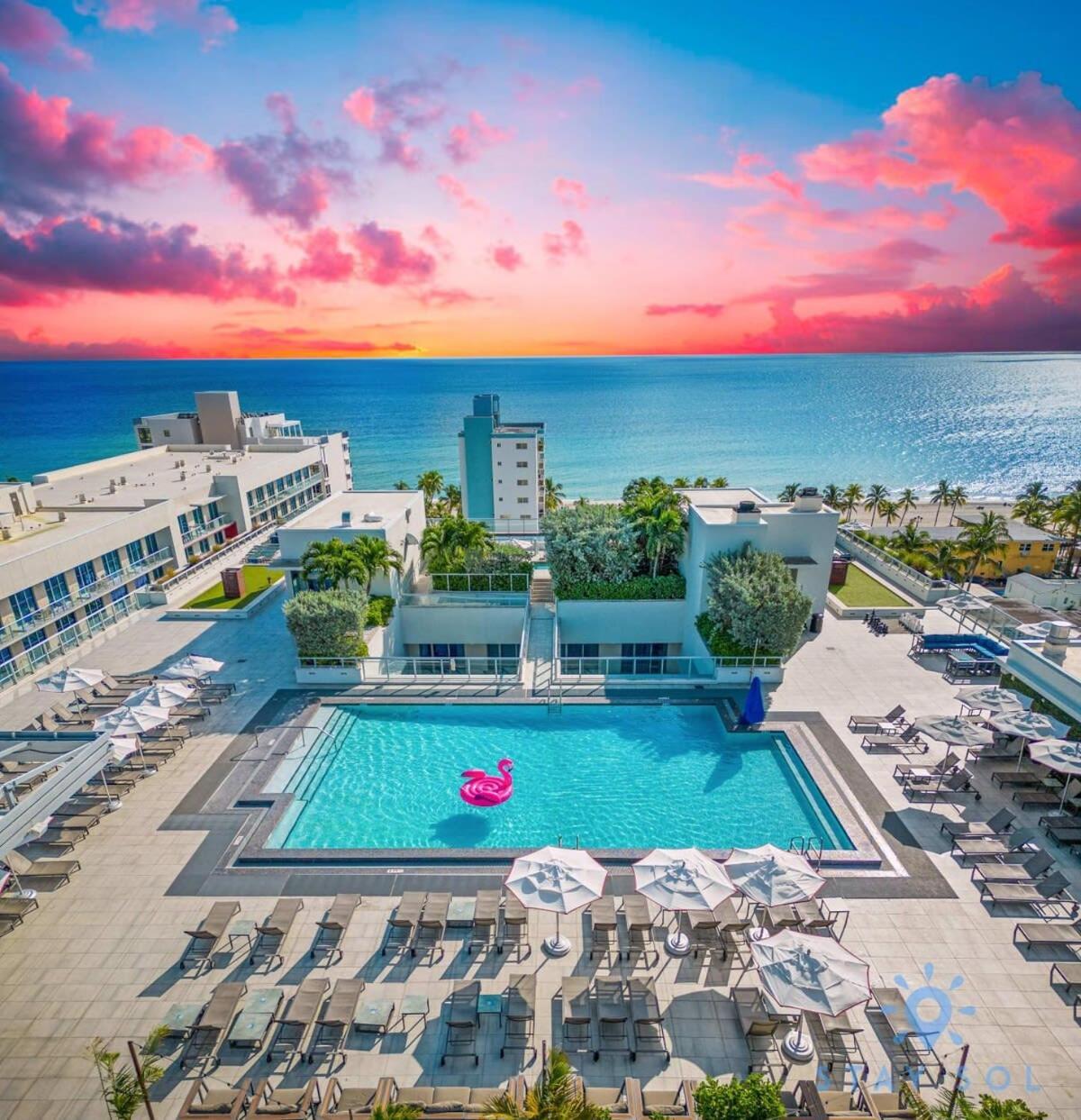 Hollywood Beach Broad - Walk - Gym - Amazing Pool Екстериор снимка